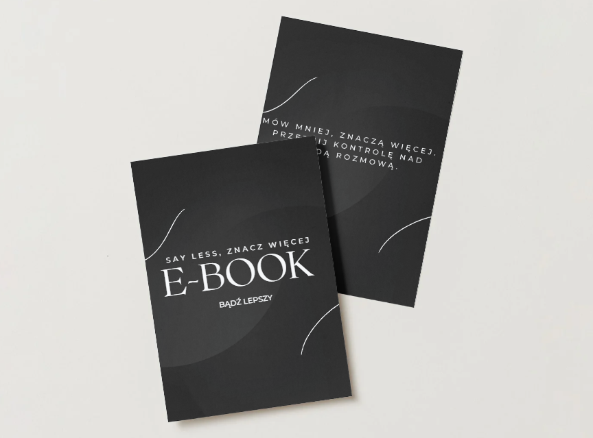 E-book - Say Less, Znacz Więcej